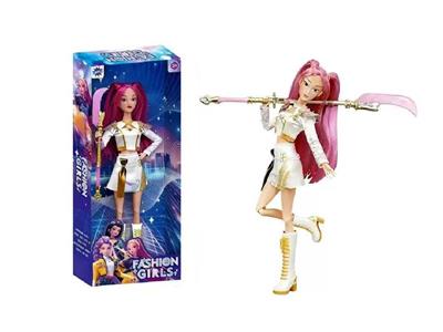 K-POP 猎魔女团动画版11.5寸12关节实身Rumi鲁米打歌芭比带武器 - OBL10459288