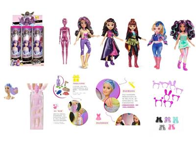 浴盐泡澡系列OMG  BRATZ   冬天系列10寸大脚大腿实身独角兽学院带4样不同惊喜配件6PC - OBL10460278