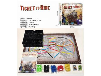 英文TICKETTORIDE旅行车票 - OBL10461740