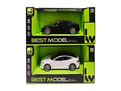 特斯拉Model S 仿真惯性车（带灯光音效，可开门，方向盘有音效） - OBL10462479