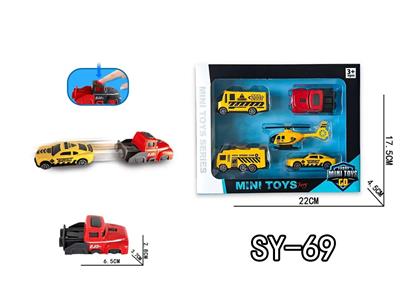 单车头弹射工程车6PCS - OBL10462868