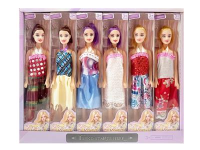 新款11寸芭比空身服装多款多色混装12pcs展示盒 - OBL10463422