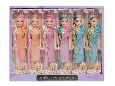 新款11寸芭比空身服装多款多色混装12pcs展示盒 - OBL10463427