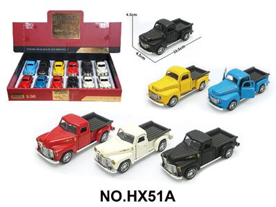 1:36回力合金车模-复古皮卡福特/雪佛兰（2款混装12只/盒） - OBL10463527
