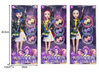 11.5寸实身11关节K-POP猎魔女团娃娃带配件 - OBL10464307
