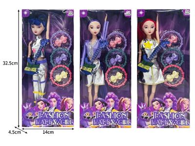 11.5寸实身11关节K-POP猎魔女团娃娃带配件 - OBL10464309