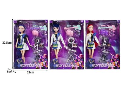 11.5寸实身11关节K-POP猎魔女团娃娃带配件 - OBL10464311