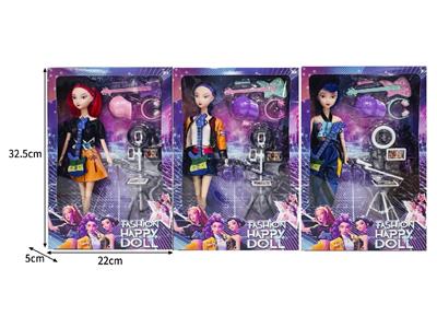 11.5寸实身11关节K-POP猎魔女团娃娃带配件 - OBL10464365