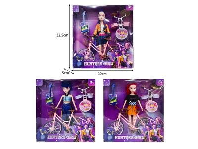 11.5寸实身11关节K-POP猎魔女团娃娃带配件 - OBL10464500