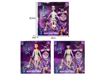 11.5寸实身11关节K-POP猎魔女团娃娃带配件 - OBL10464503