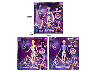 11.5寸实身11关节K-POP猎魔女团娃娃带配件 - OBL10464504