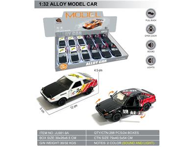 1:32回力二开门合金模型车-丰田AE86 - OBL10464605