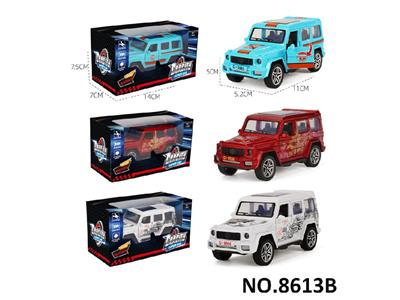1:36回力合金车
奔驰大G厂版海湾蓝/白/红三色混装 - OBL10468392