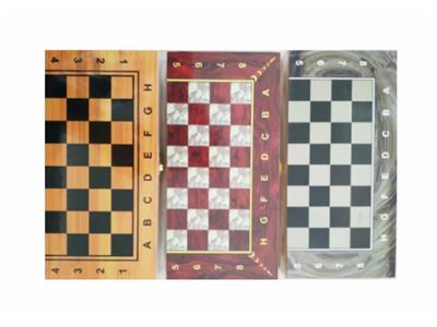 小号木制三合一国际象棋 - OBL10470934
