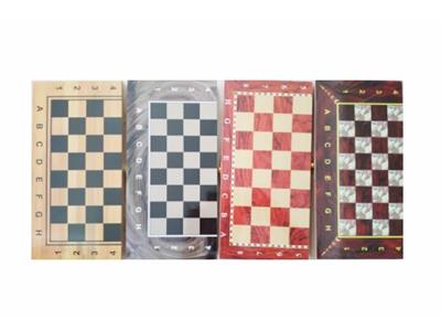 中号木制三合一国际象棋 - OBL10470935