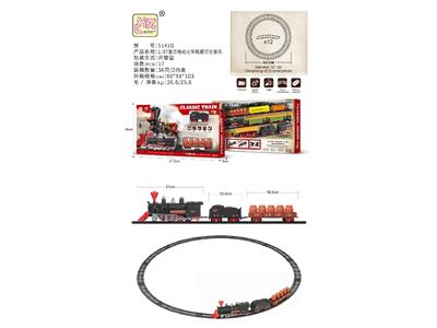 轨道复古火车电动灯光音乐1：87 - OBL10480581