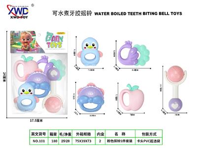 牙胶摇铃5件套 - OBL10483706