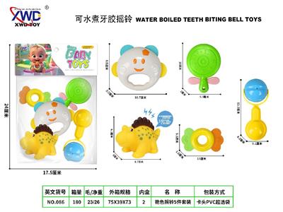 牙胶摇铃5件套 - OBL10483713