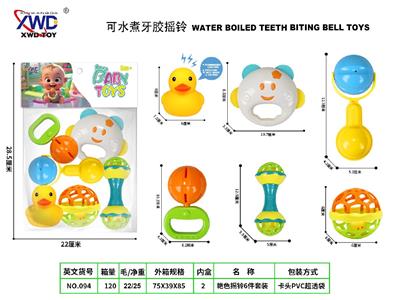 牙胶摇铃6件套 - OBL10483721