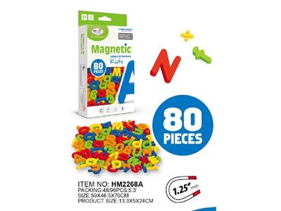 磁性字母数字符号盒庄(1.25英寸)80pcs - OBL10484269