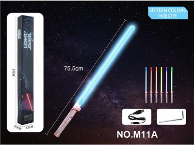 DIY拼装星球激战手握光剑玩具16色灯光包电带音效 - OBL10487687