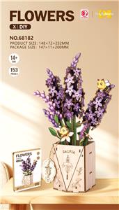 3D木质拼图花束系列 - OBL10488810