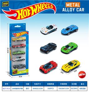 1:64合金滑行车（5PCS） - OBL10490557