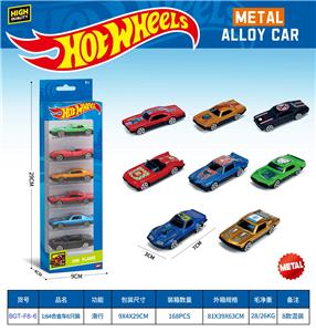 1:64合金滑行车（6PCS） - OBL10490570