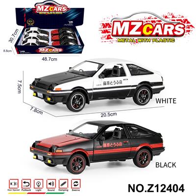 卡通益智仿真回力合金车模型1:24 AE86 - OBL10491148