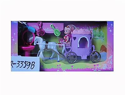 Mini princess horse drawn cart - OBL200387