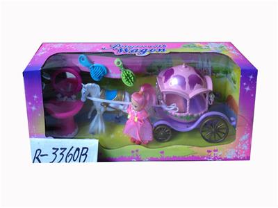 Princess pony pulls the cart - OBL200388