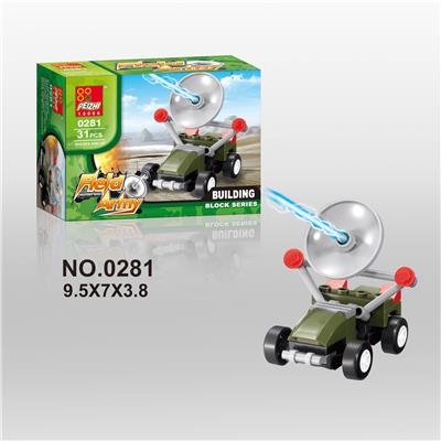军事积木车 31PCS - OBL214775