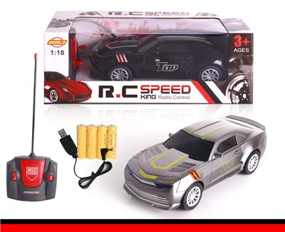 1:18黑窗四通仿真大黄蜂遥控车（红.黄） - OBL617676