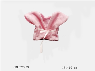 Doll bathrobe (13 cm high 10 cm wide, suitable for 8 inch doll body) - OBL627939