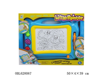 Large black and white magnetic seal sketchpad easel - OBL628067