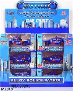 1:64合金警车 - OBL628201