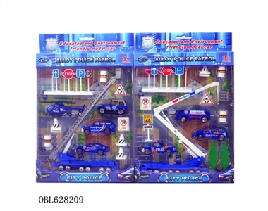 警察套装（合金滑行） - OBL628209