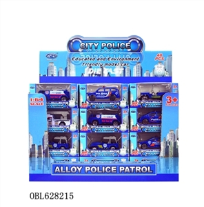 1:64合金警车 - OBL628215