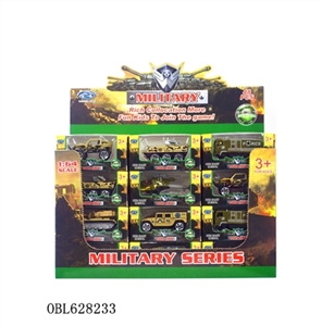1:6 4 alloy military vehicles - OBL628233