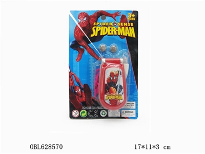 Spiderman phone flash (with two button battery) - OBL628570