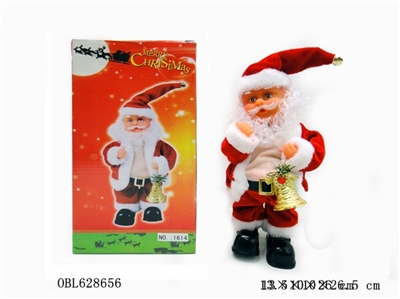电动脚动甩帽圣诞老人 - OBL628656