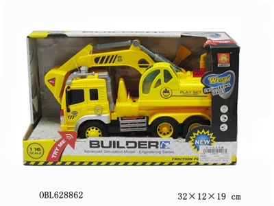 惯性工程车（带灯光音乐） - OBL628862