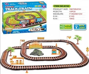Electric railway train, with light music - OBL628999