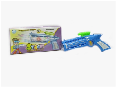 3 spray gold projection lighting a gun - OBL629031