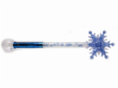 Snowflakes plus the ball long stick handle electroplating subject and cloth (red blue green glow thr - OBL629816