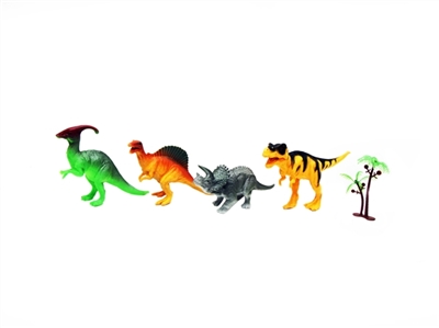 PVC bag 4 only soft plastic dinosaurs - OBL629825