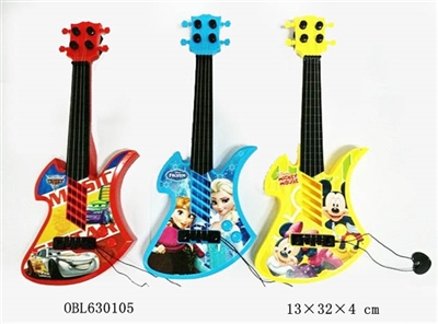 Strumming a guitar (three color mixed, cars, ice and snow princess, mickey) - OBL630105