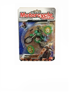 Alloy cross-country motorcycle (3 color, orange) - OBL630154