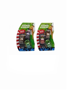 3 pack animals iron car - OBL630159