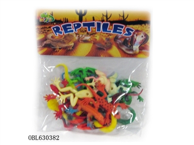 4 snake 5 frog 6 gecko - OBL630382
